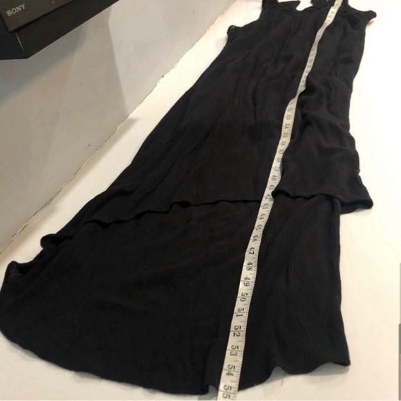 NM Neiman Marcus embroidery boho high low cut midi dress - Picture 13 of 14